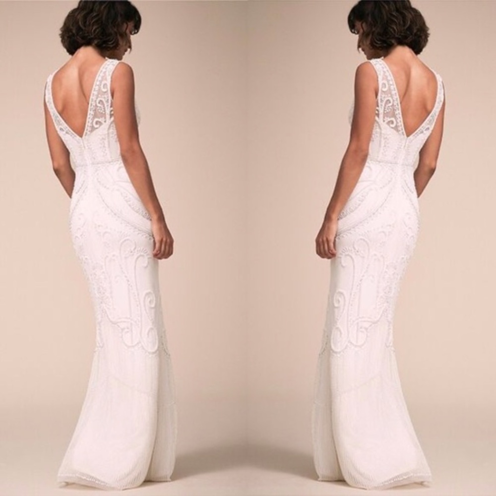 BHLDN Beaded Sorrento Wedding Dress - Picture 7 of 15
